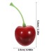  Logkity Artificial Cherries - Set of 20 Lifelike Faux Cherries for Decorative Displays & Home Décor