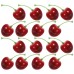  Logkity Artificial Cherries - Set of 20 Lifelike Faux Cherries for Decorative Displays & Home Décor